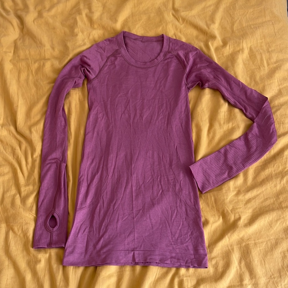 Lululemon long sleeved, light-weight shirt